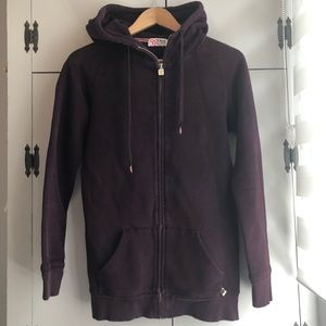 TNA long purple sweater